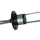 4.5 mm Bore Dia Slip Ring of 12 Circuits with Flange for Urgent Illumination Equipment