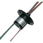 4.5 mm Bore Dia Slip Ring of 12 Circuits with Flange for Urgent Illumination Equipment