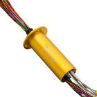 High Precision Rotary Slip Ring 76 Circuits Capsule Part For Pipe Inspection