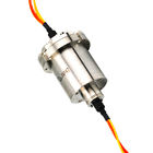 7 Channel Fiber Optic Rotary Joint with High Return Loss and Optional Connector for Turrets