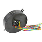 Pancake Slip Ring of 12 Circuits with φ25mm Through Hole 240VAC / VDC for Construction Machinery