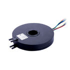 Fiber Brush Pancake Slip Ring of 8 Circuits with 380VAC Voltage Routing 10A Per Wire