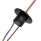Capsule Slip Ring with 12 Circuits @1 amps Per Circuit, Rugged Anodized Aluminum Construction for Robotics