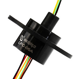 CCTV Capsule Slip Ring with 6 Circuits@ 2 amps per circuit and Long Service Life IP54 Protection