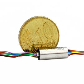 Super Miniature Capsule Slip Ring For Testing Equipment With A Long Lifetime And Low Crosstalk