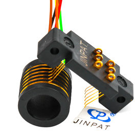 Gold - Gold Contacts Standard Slip Ring 240V AC / DC Voltage With Separate Rotor Stator