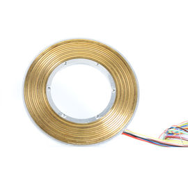 12 Circuits Electrical Pancake Slip Ring Transferring Power & Signal with φ60mm Bore