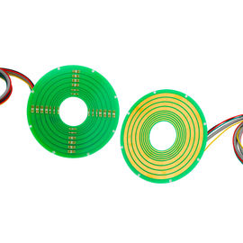 Light 6mm Thickness Pancake Slip Rings with High Rotating Speed and Stable Contact