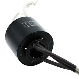 12 Circuits Electrical Slip Ring 50mm Hole Dia Signal Transmission In Revolving Stage