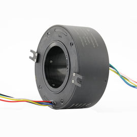 70mm Hore Size Design Through Bore Electrical Slip Ring 15A 38mm 6 Circuits