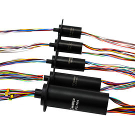 Compact-Designed Electrical Slip Ring of 2A in 8 Circuits Max. Speed Up to 300rpm for Test Devices