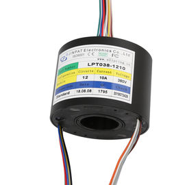 Compact Through Bore Slip Ring Transferring Ethernet  With  A Long Life For Camera
