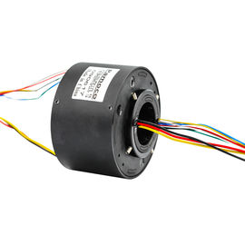 Big Bore Through Hole Slip Ring Multiple Contacts IP54 Protection For Signal Transmission