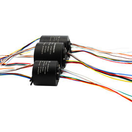 12 Circuits Through Bore Slip Ring Transfer Current Signal / Gas