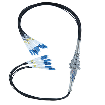 300rpm Fiber Optic Rotary Joint 3 Channel IP65 IP67 23dBm