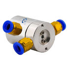 0.1N.m Low Torque Slip Ring 2 Channels Pneumatic Rotary Joint Routing Compressed Air