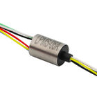 6 Circuits Compact Slip Ring and Mini Rotary Electrical Interface with Stainless Steel Housing