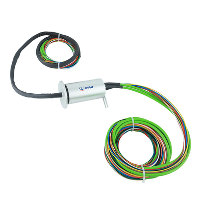 Insulation Resistance Power ≥1000MΩ 1000VDC Slipring with 2×10A 4×5A 2×100Mbps Ethernet Circuits
