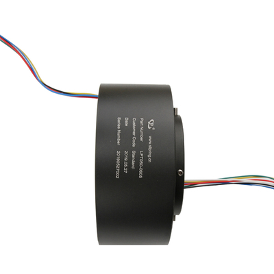 6 Circuit 5A Hollow Slip Ring 50mm Bore for Industrial Machinery