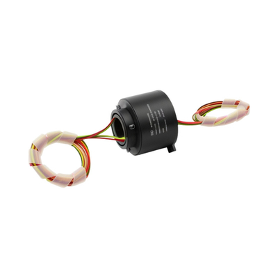 6 Circuit Through Bore Slip Ring 2000 RPM 240VAC Gold Contacts