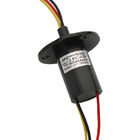 3 Circuit 10A Capsule Slip Ring Low Contact Resistance For Electrical Test Equipment