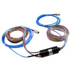 24 Circuits Hybrid Slip Ring RF Rotary Joint with Low Electrical Noise and Low Insertion Loss