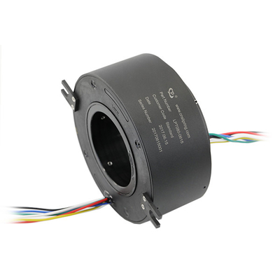 LPT080 Through Hole Slip Ring 80mm 300rpm Precious Metal Contacts