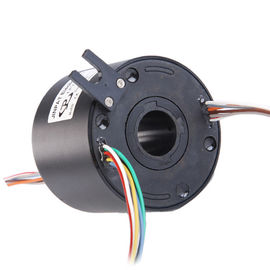 Industrial Through Hole Slip Ring Hollow Shaft 80mm Hole Dia Precious Metal Contact Material