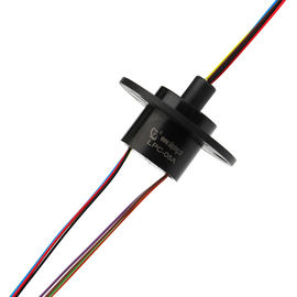 8 Circuits Capsule with Slip Ring Working Speed Up to 300rpm for Radar Antenna Applied with Flange