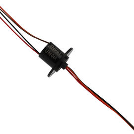 4 Circuits 2A Per Wire Miniature Capsule Slip Ring with Low Contact Resistance For Video Screen