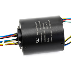 18 Circuits Through Bore Slip Ring with 5A Per Wire & 12mm ID Bore for Production Line Equipment