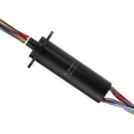 Gold - Gold Contact Slip Ring 56 Circuits 240 VAC/DC Turnable Table Applied With A Flange