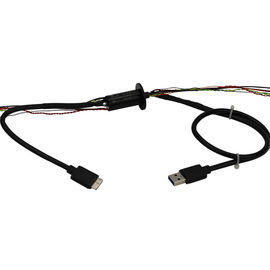 Super Mini Slip Ring Transmitting USB3.0 Signal With IP40 High Protection Level