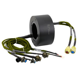 96mm Bore Automatic Device Rotary Joint Slip Ring Large Current And Signal Mixed Transmission