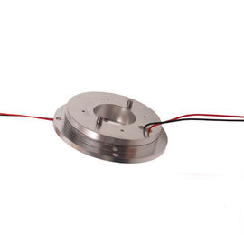 2 Circuits Pancake Slip Ring Transmitting 4A Current with 30mm Bore Dia