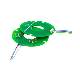 Pancake USB2.0 Slip Ring of 28mm Hole Dia with Highly Reliable Transmission for Harsh Operating Environment