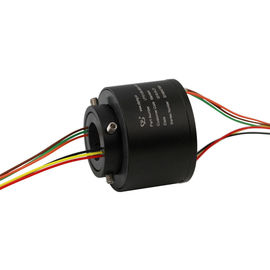 12.7mm Through Bore Slip Ring 6 Circuits 2A IP50 For Rotating Table