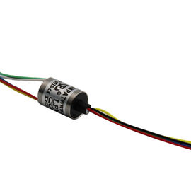 Mini Rotary Slip Ring 6 Circuit 0.5A Working Voltage 48V For Medical Equipment