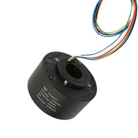 Compact Structure Rotary Slip Ring 6 Circuits Diameter 25.4mm