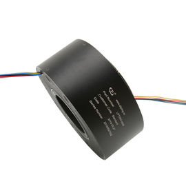 6 Circuits 5A Through Hole Slip Ring 360 Degree Continuous Rotation To Transmit Power / Data Signals