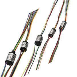 Compact Electrical Slip Ring with12 Circuits Max. Speed Up to 300RPM for LED Lights Billboard Application