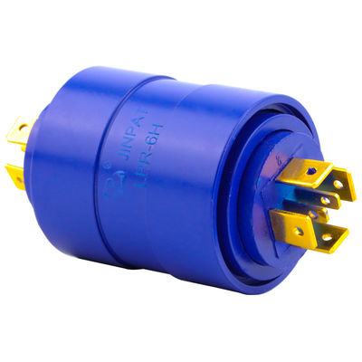 380v Pin Industrial Slip Ring Gold Plated Pin 4 Circuit 15A IP40 For Wind Turbines