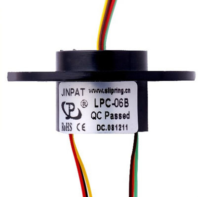 Rotary Capsule Slip Ring IP54 Electrical Connector LPC-06B