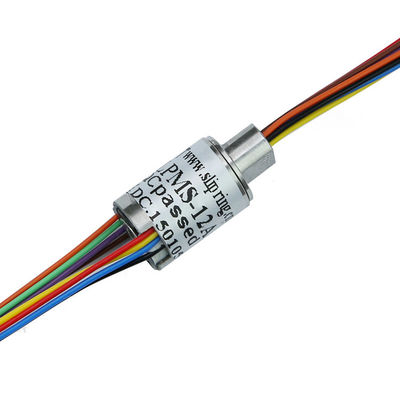 12 Circuits Electrical Slip Ring 300 RPM IP40 For LED Lights Billboard