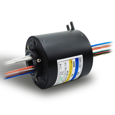 12 Circuit 10A Through Hole Slip Ring Working Humidity 60% RH Bore Slip Ring